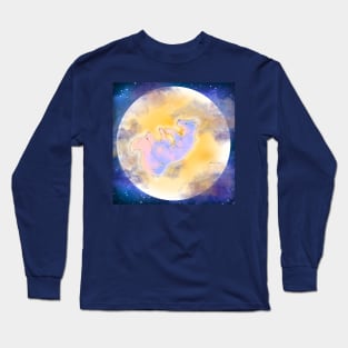 Moon fox Long Sleeve T-Shirt